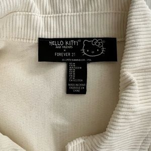 Forever 21 Hello Kitty & Friends Corduroy Jacket- Adult size: Medium